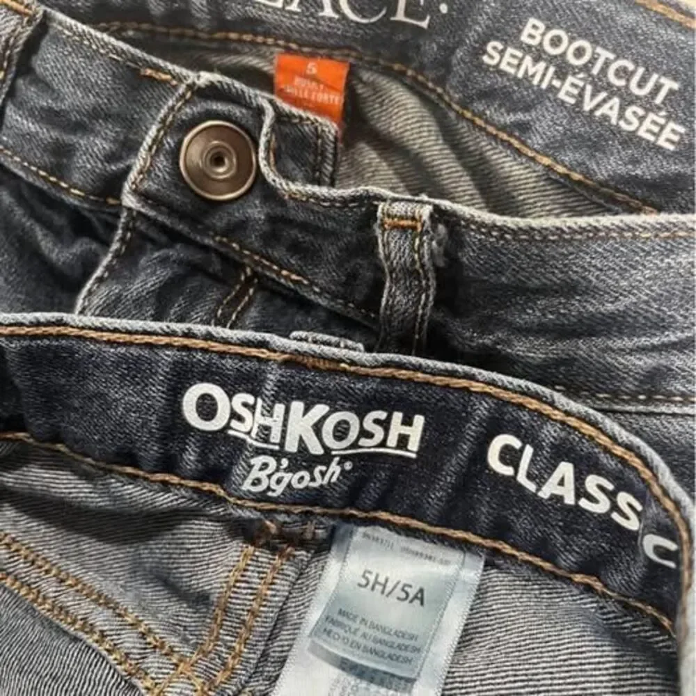 2 pair 5H Boys Jeans - Boys The Children's Place  OshKosh B'gosh Jeans Size 5 Hu